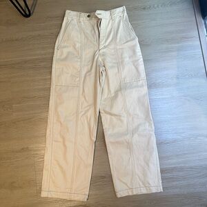 Cargo wide leg pants
